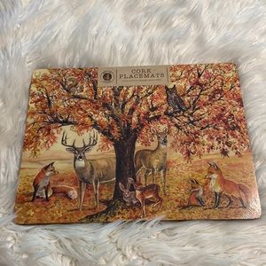 Benson Mills Company 100% Cork Placement set of 4  brand new